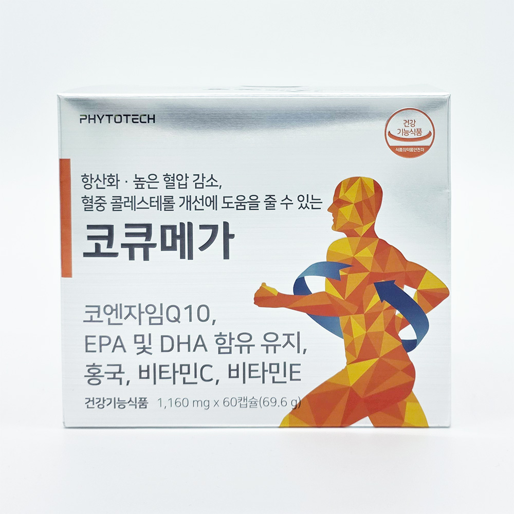 <b>파이토테크</b> 코큐메가 오메가3 60캡슐, 1개
