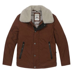 [하프클럽] 남성 양털 탈착 구스다운 점퍼 브릭 (A0C645269)