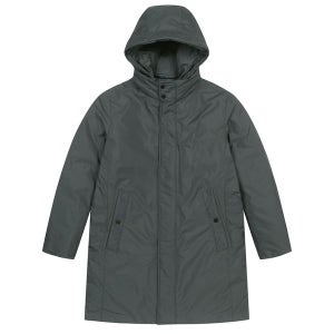 [하프클럽/페라로밀라노]남성 후드탈착 구스다운 토퍼 점퍼 다크그레이 A0CT40137