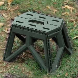 휴대용 접이식 의자 그린 캠핑 간이의자 스툴의자 휴대용의자 폴딩스툴 접는의자