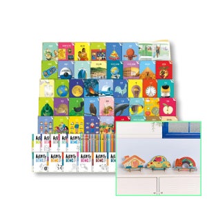 아람키즈 정품 최신판 말하는 첫발견 72종  DIY 독서대 랜덤 1종