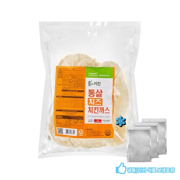 <b>풀무원</b> <b>풀무원</b> 풀스키친 통살 치즈 치킨<b>까스</b> (냉동) 1kg 1개