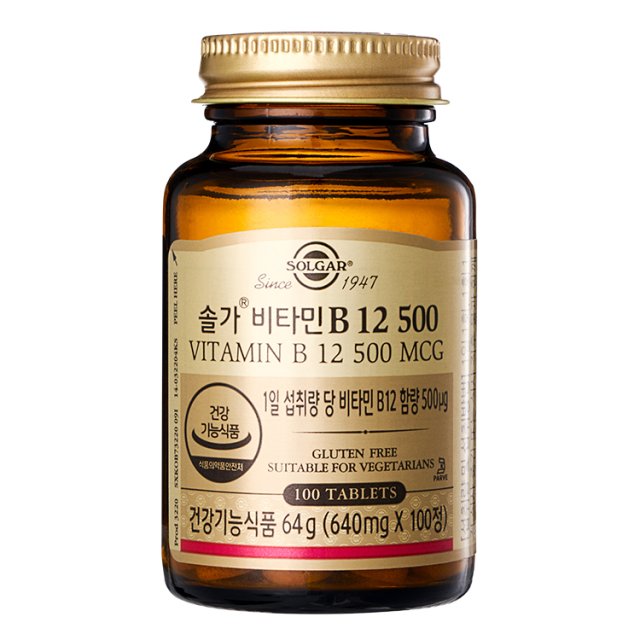 솔가 비타민B12 500 640mg x 100정