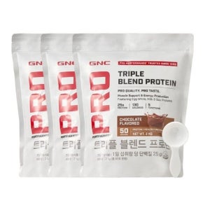 [롯데백화점] GNC [GNC] 트리플 블렌드 프로틴 3개 (2kg x 3 / 3종 프리미엄 단백 원료 배합) LE1221564710