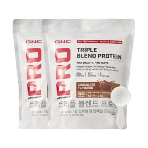 [롯데백화점] GNC [GNC] 트리플 블렌드 프로틴 2개 (2kg x 2 / 3종 프리미엄 단백 원료 배합) LE1221564577