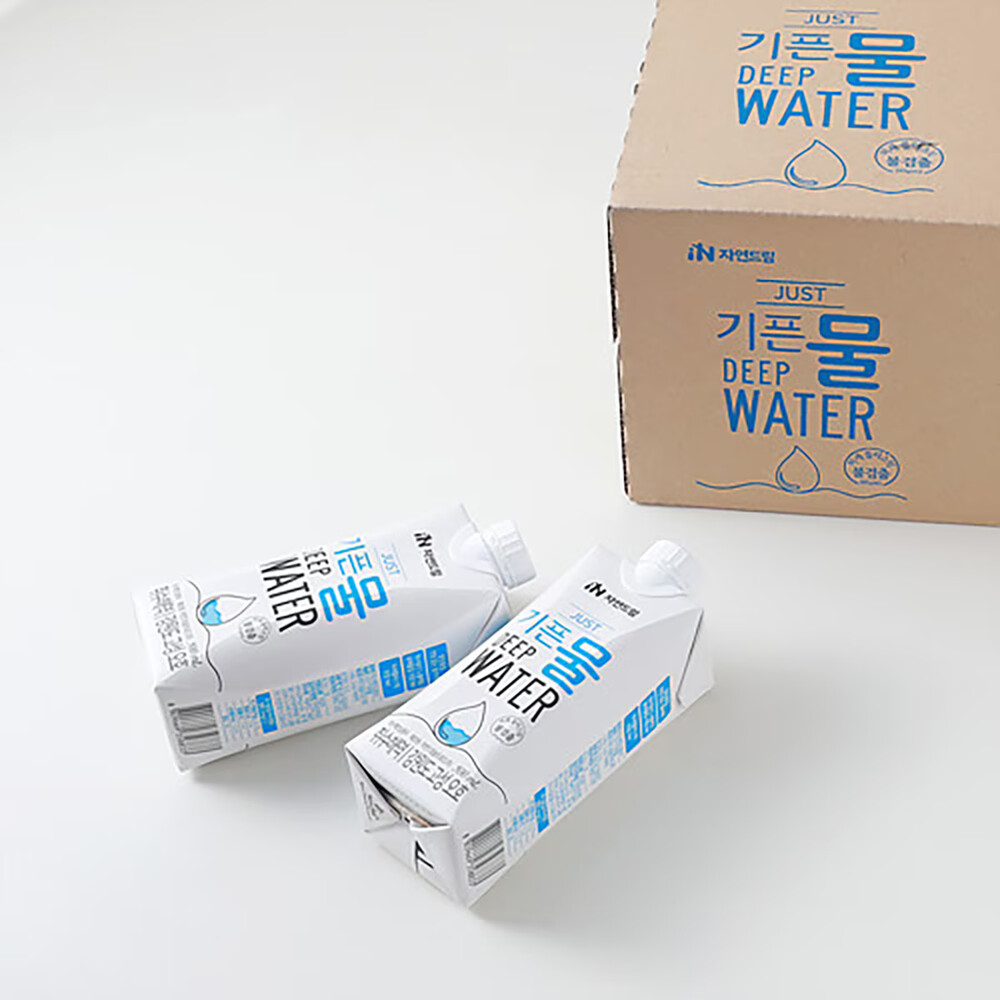 <b>자연드림</b> JUST 기픈물 500ml x 15 x 2 해양심층수 생수500 <b>미네랄</b>워터