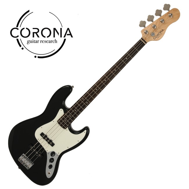 CORONA Standard Jazz 베이스기타 Black (Laurel) 1개