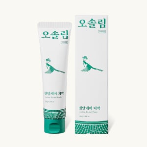 오솔림 천연 치약 130g 입냄새 구취 제거 잇몸염증 시린이 케어 알란토인 죽염 함유 무불소