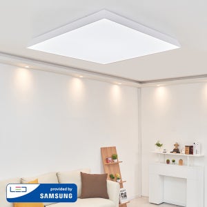 LED 켄트 밀크솔 거실등 200W / 삼성칩 로켓설치 바리솔 아트솔 방등 LED등기구