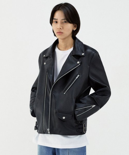 M CLASSIC RIDERS JACKET [BLACK] JSVL100