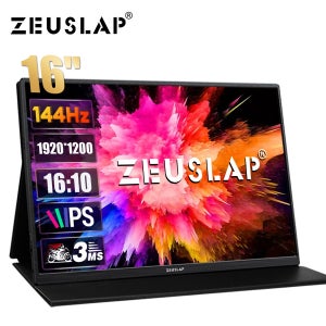 ZEUSLAP 제우스랩 16inch 144hz IPS 휴대용 모니터 DEX 모니터 초경량 초슬림 휴대 포터블 모니터 P16 144Hz  40.64cm