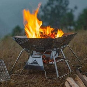 캠핑용 화로대 3.4kg 야외용 화로대 휴대용 바베큐 스테인레스