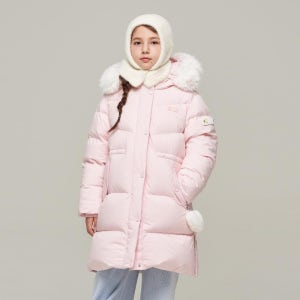 내셔널지오그래픽 키즈 키즈 K244GDW930 셀레네 롱 덕 다운 점퍼 PINK