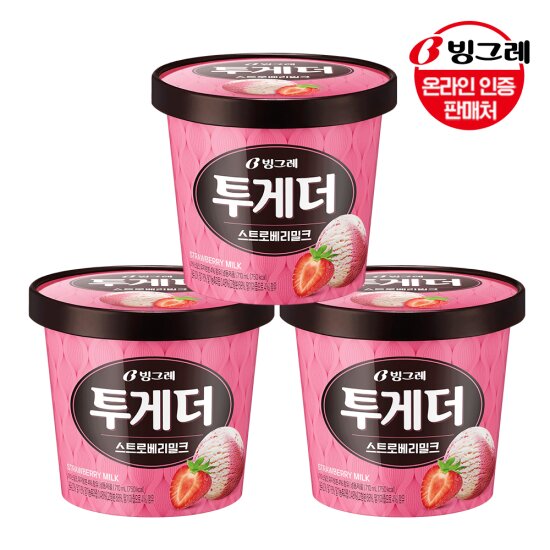 투게더 딸기 아이스크림