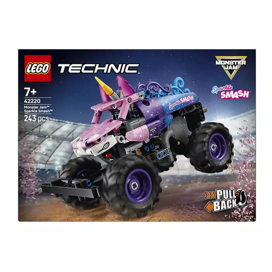 42220 테크닉 Monster Jam Sparkle Smash 풀백 레고