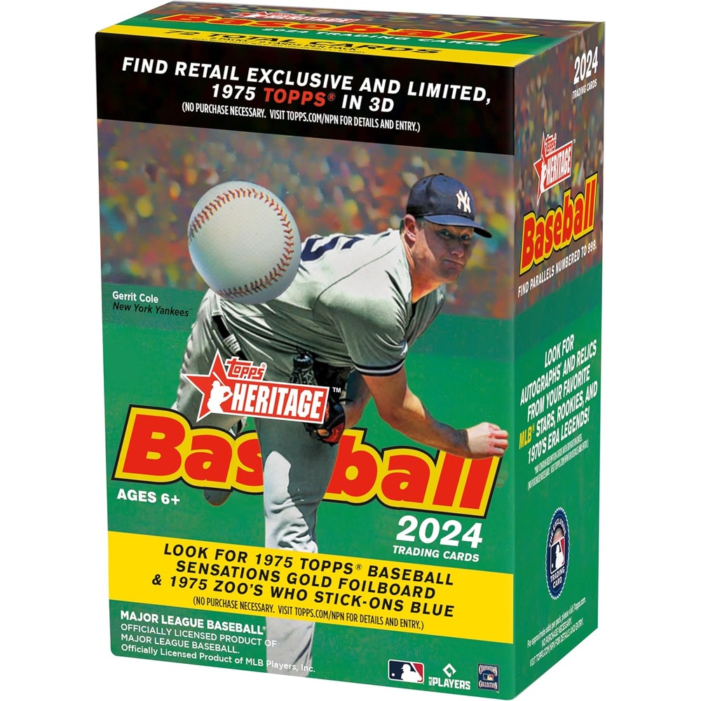 2024 Topps 헤리티지 야구 카드 밸류 박스 1개