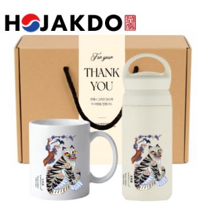인쇄기프트한국 K컬쳐 독도보틀 핸들 텀블러 550ml 도자기 머그 선물세트판촉쇼핑몰