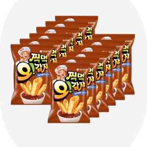 오리온 찍먹 오감자 딥양념바베큐 75g, 12개, 1BOX