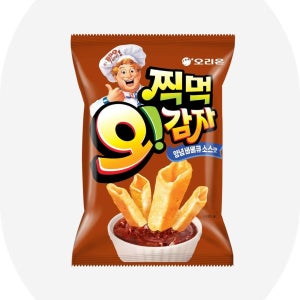 오리온 찍먹 오감자 딥양념바베큐 75g