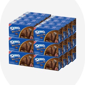 오레오 웨하스스틱 초코 75g, 24개, 1BOX
