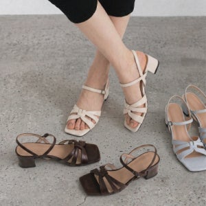 [에이티티] Twist Strap Mid Heel Sandals (att8002) 5000924358