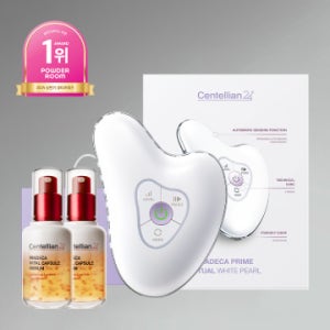 동국제약 센텔리안24 마데카프라임 화이트펄 + 캡슐세럼50mlx2개 / 얼굴 바디 승모근 종아리 어깨 고주파 괄사 마사지기