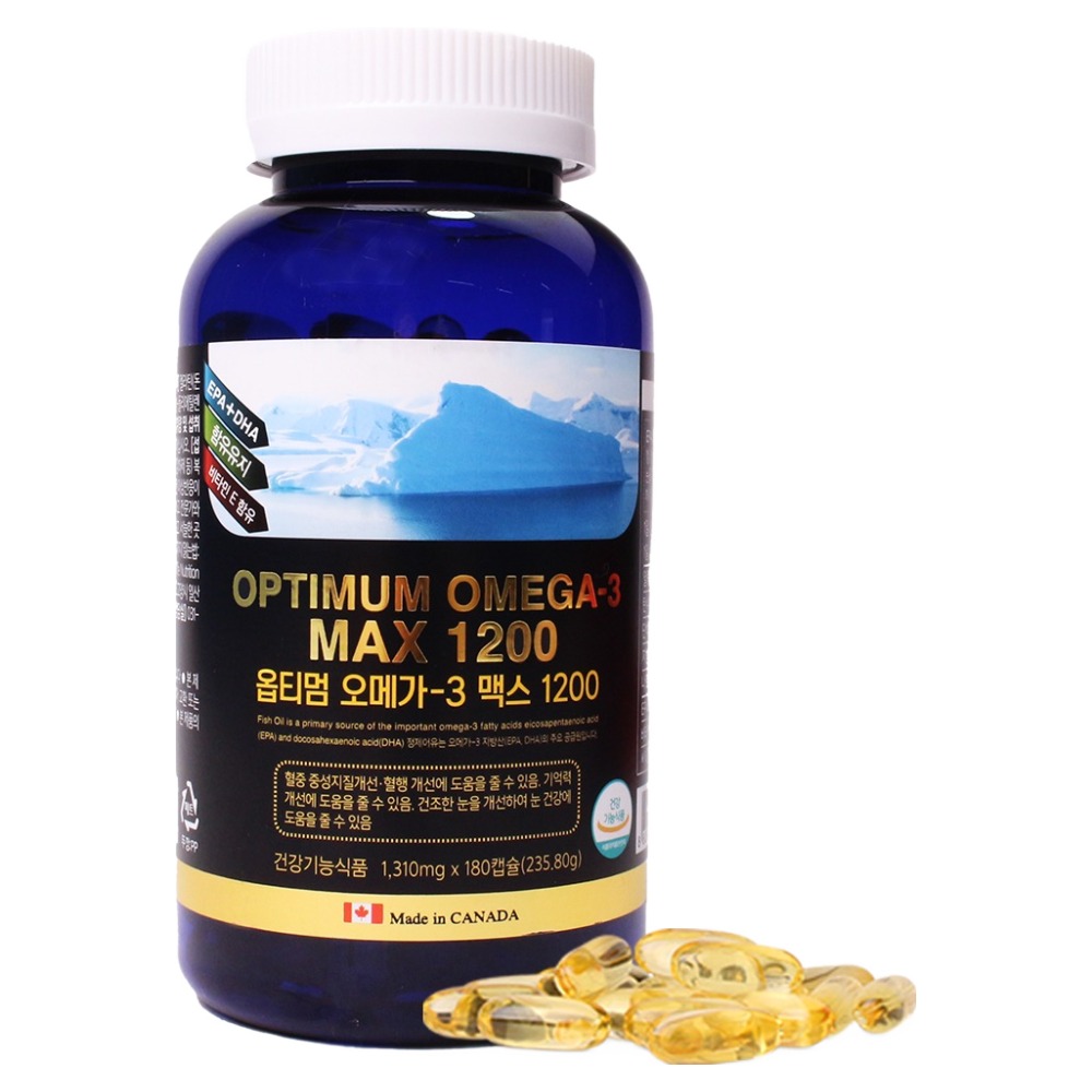 오리진 옵티멈 오메가 3 맥스 1200 180정 1개