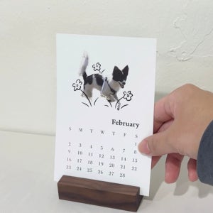 엽서형 탁상 캘린더 주문제작, 피크랩