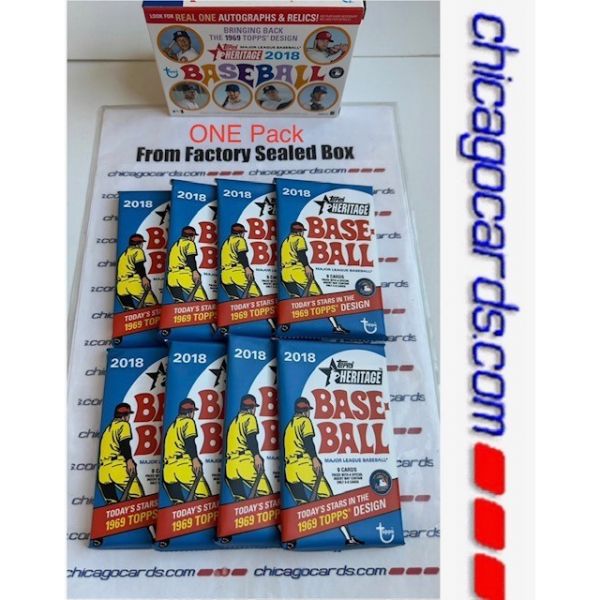 2018 Topps Heritage Pack Look4 쇼헤이 오타니 루키 변형 오토 카드 1팩 146656
