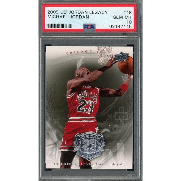 마이클 조던 2009 어퍼 덱 레거시 농구 카드 18 등급 PSA 10