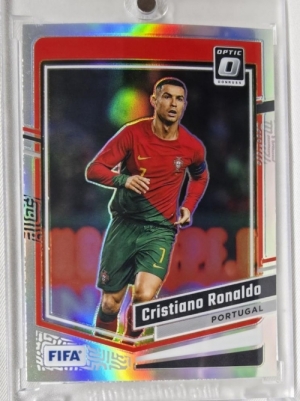2023-24 DONRUSS OPTIC 돈러스 옵틱 크리스티아누 호날두 홀로 실버 FIFA 축구 카드 ♧