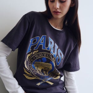 [웨이브유니온] Paris T-shirt Charcoal