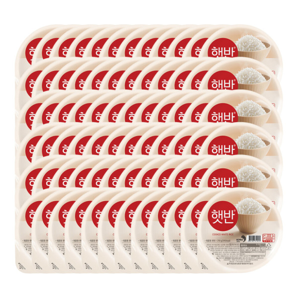 햇반 210g 72개 (49,039원) (무료)