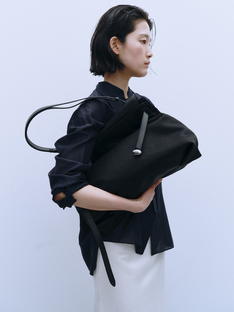 [이랩] Lento Satchel Bag Flow L (Black)