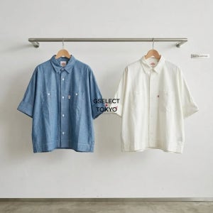 단톤 여성 워크 반팔 셔츠 코튼 샴브레이 26SS DT-B0345 SCA