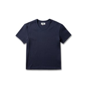 [테일러채드] Tactile Waffle U-Neck (Navy)