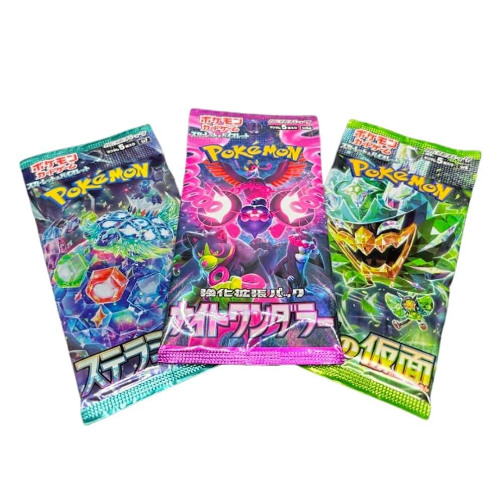 포켓몬 Random Pokemon 일본 부스터 팩 3개