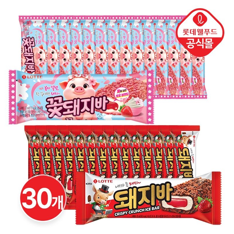 봄 시즌 꽃 돼지바