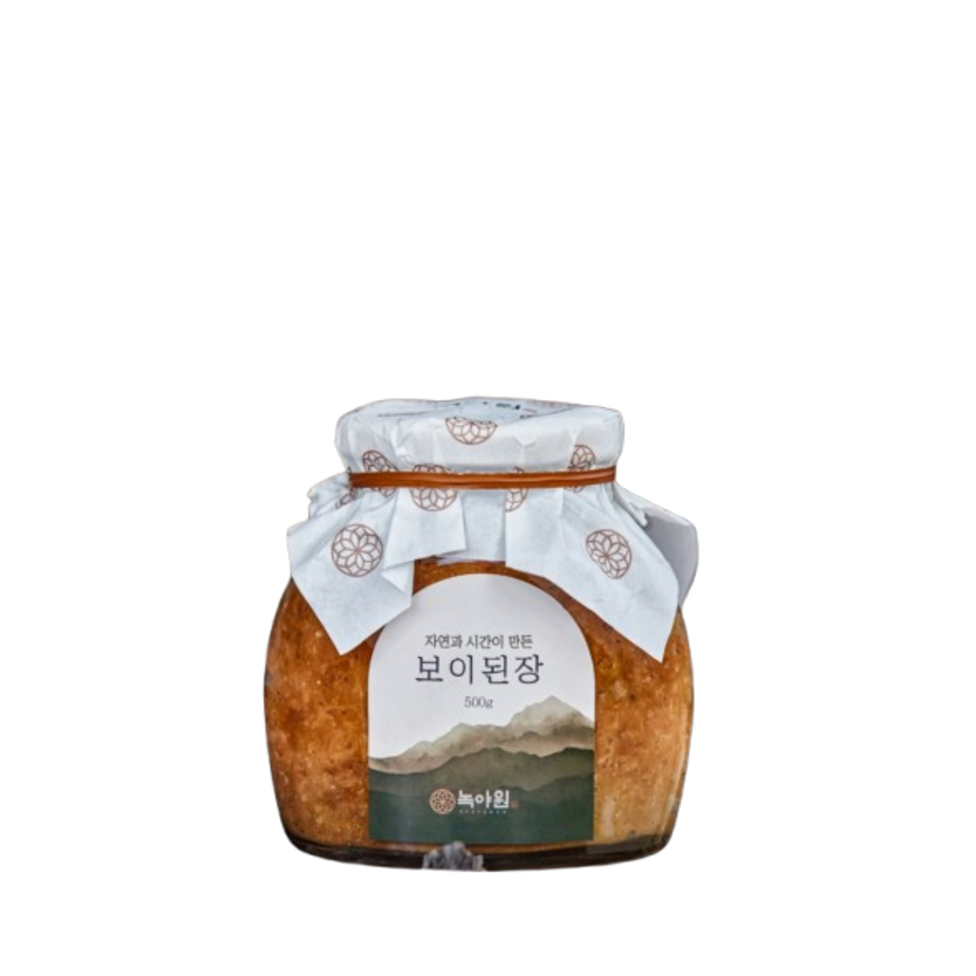 녹야원 보이된장 국산콩 재래식 시골 된장 500g, 1개