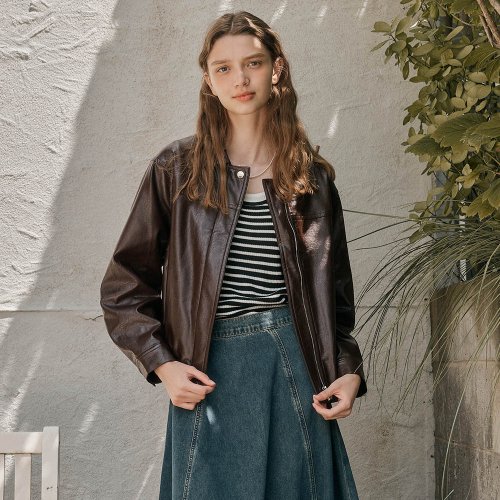 웬스데이딜라잇 WD_Vintage leather jacket m10371101410