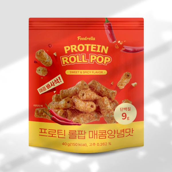 푸드렐라 프로틴 롤팝 매콤양념맛 성분 분석