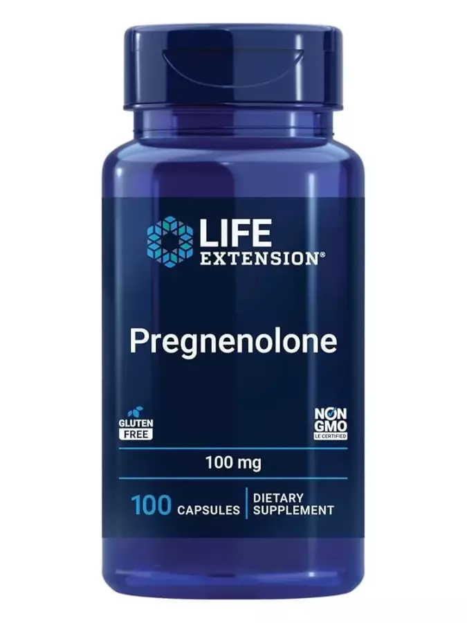 라이프익스텐션 <b>프레그네놀론 100mg</b> 캡슐 100정