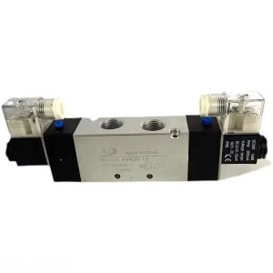 2pcs 2위치 5방향 솔레노이드 밸브 4V320-10 공압 방향 4V420-15 4V220-08 4V120-06