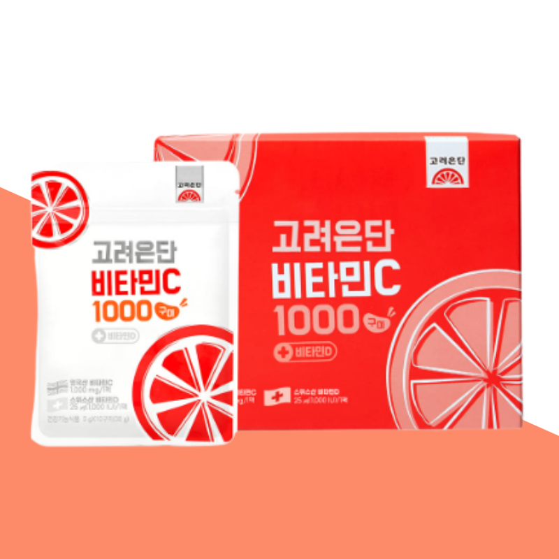고려은단 비타민C 1000 구미 + 비타민D 제품 이미지
