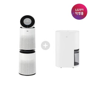[롯데백화점] LG전자 [LG전자 직영] LG 공기청정기+제습기 세트모델 AS285DWWA+DQ154MWGA LE1221603700