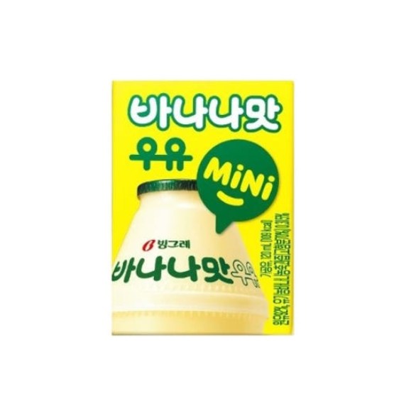 빙그레 바나나맛 우유 MiNi  120ml  4팩