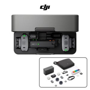 DJI 마이크 미니 2 Mic Mini 2 무선 마이크 (2TX + 1RX + 충전 케이스 + 윈드스크린 + 운반백 포함)
