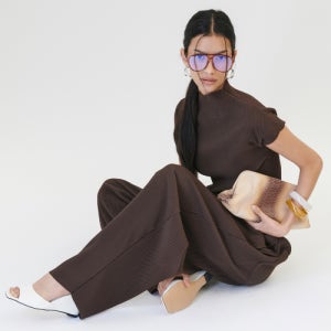 [프로젝트 웨이브] Pleated Sleeveless Top [BROWN] 5010325375