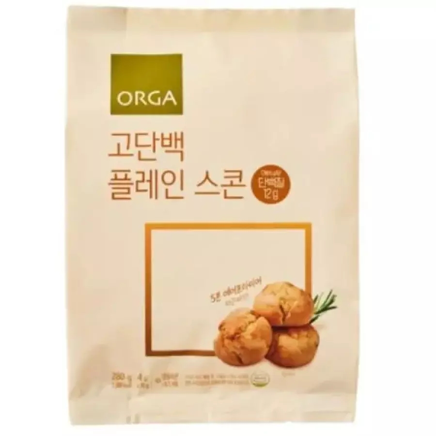 올가 고단백 플레인 스콘 아이간식 홈카페