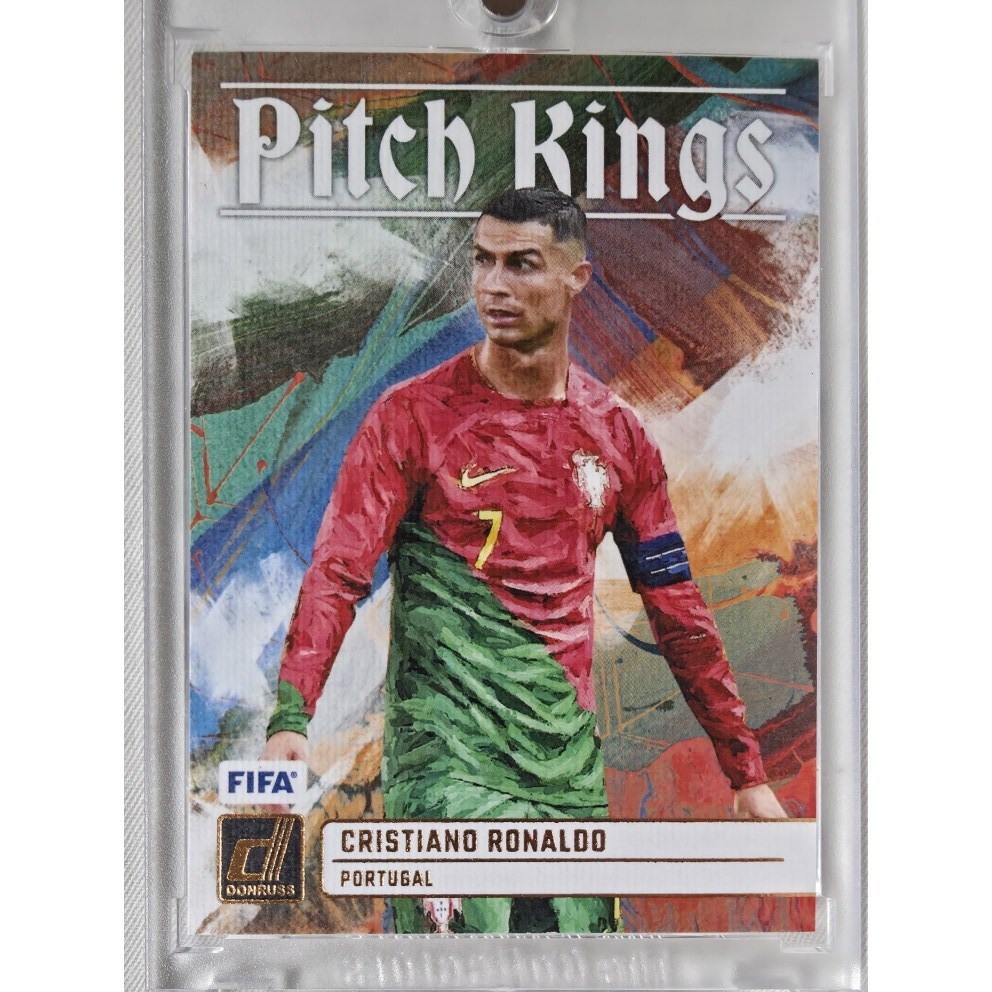 2023-24 DONRUSS 돈러스 #11 크리스티아누 호날두 PITCH KINGS FIFA 축구 카드  1개